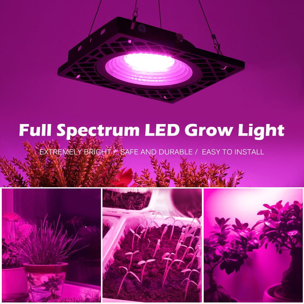 One Tree Hydroponics Indoor Grow Lights LED Grow Light Full Spectrum w/Honeycomb Cooling 500W/220V