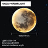 One Tree Hydroponics Interior Lights 100CM-Warm White Moon Wall Light