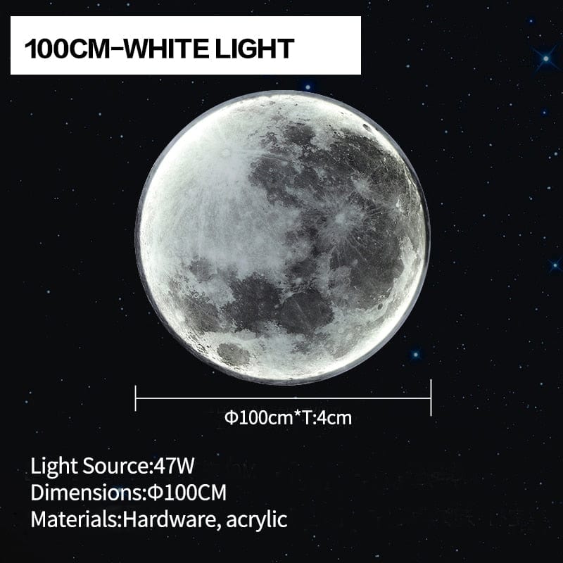 One Tree Hydroponics Interior Lights 100CM-White light Moon Wall Light