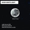 One Tree Hydroponics Interior Lights 24CM-White light Moon Wall Light