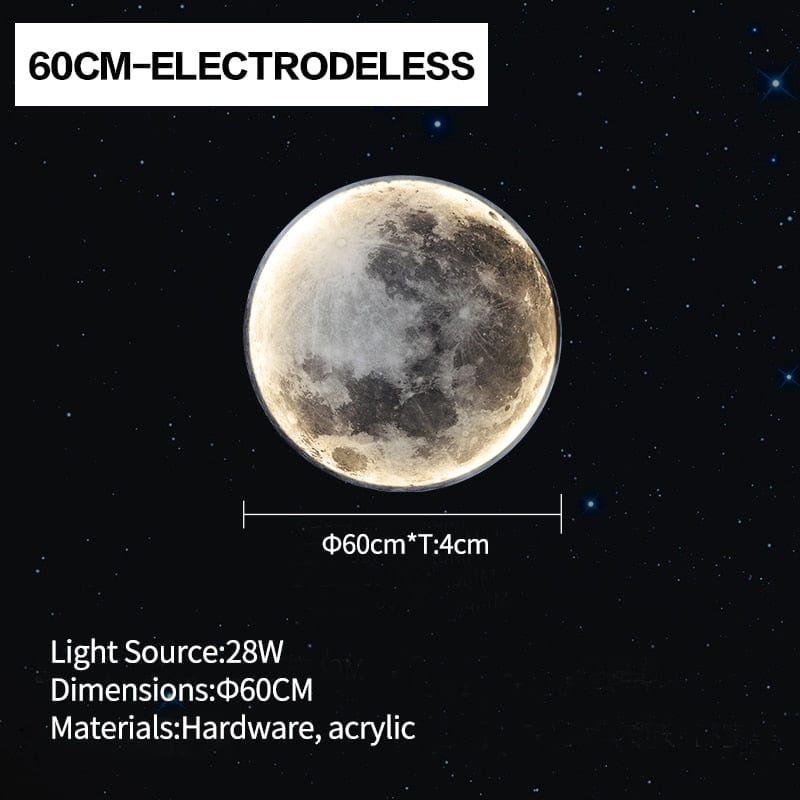 One Tree Hydroponics Interior Lights 60CM-Electrodeless Moon Wall Light