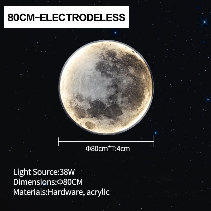 One Tree Hydroponics Interior Lights 80CM-Electrodeless Moon Wall Light