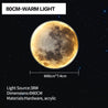 One Tree Hydroponics Interior Lights 80CM-Warm White Moon Wall Light