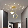 One Tree Hydroponics Interior Lights A gold / Three colors Modern Simple Chandelier