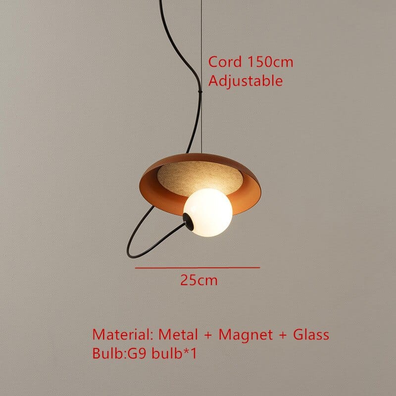 One Tree Hydroponics Interior Lights A-Orange 25cm / Warm light Ball Pendant LED Light