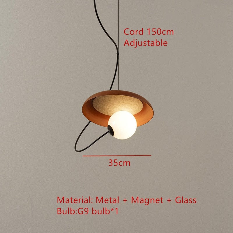 One Tree Hydroponics Interior Lights A-Orange 35cm / Warm light Ball Pendant LED Light