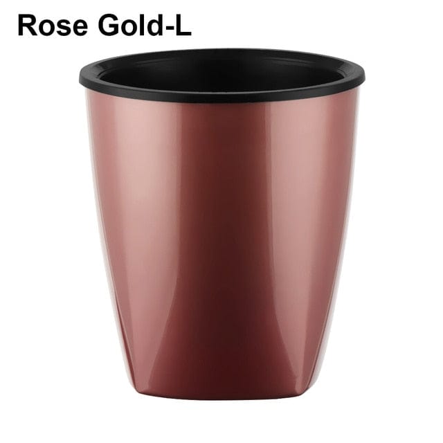 One Tree Hydroponics Plant Pots B-rose gold L Self-Watering Flower Pot