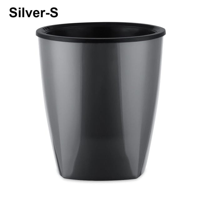 One Tree Hydroponics Plant Pots B-silver S Self-Watering Flower Pot