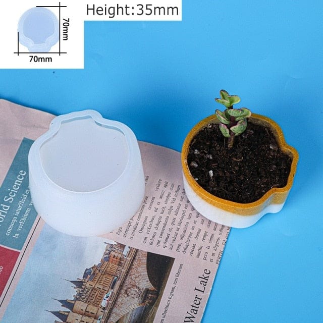 One Tree Hydroponics Plant Pots B3 Silicone Molds Flower Pots