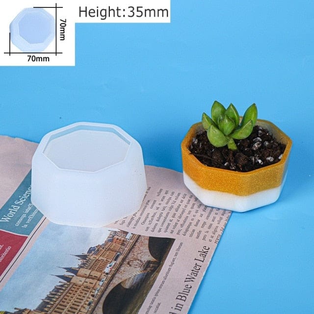 One Tree Hydroponics Plant Pots B4 Silicone Molds Flower Pots