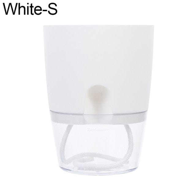 One Tree Hydroponics Plant Pots C-White S Self-Watering Flower Pot