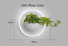 One Tree Hydroponics Plant Pots/Light A style Roudn / Warm White Modern Wall Lights With Plant Design