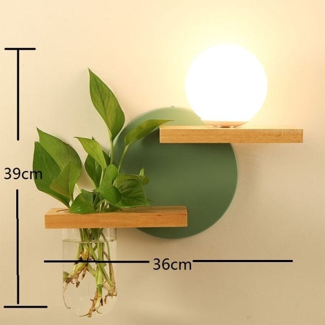 Light type 3 Creative Green Plant Pot