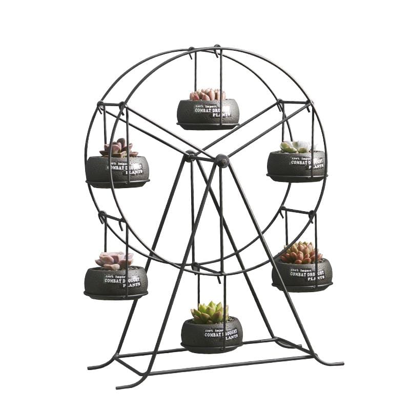 ferris wheel succulent planter Ferris Wheel Plant Stand – One Tree Hydroponics