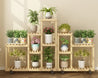 One Tree Hydroponics Plant Stand Original combination wheel Multi-layer Solid Wood Flower Stand