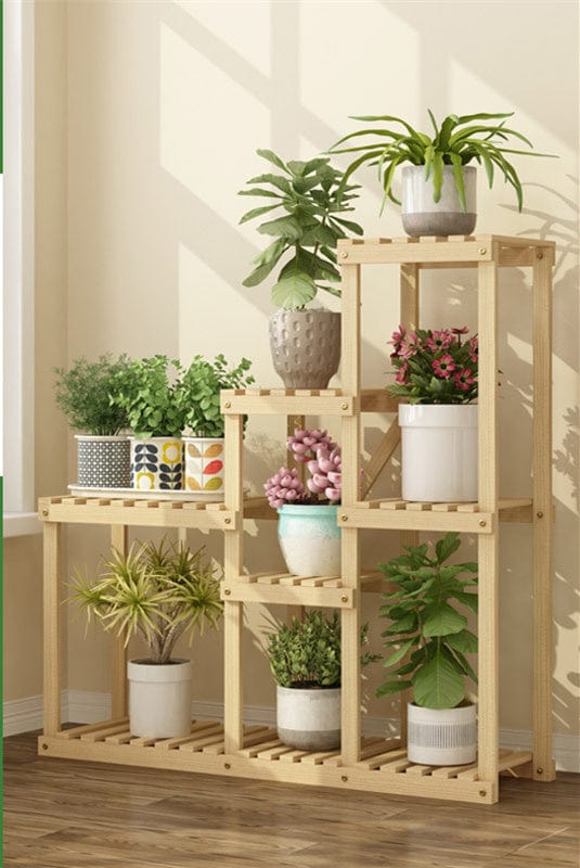 One Tree Hydroponics Plant Stand Original Multi-layer Solid Wood Flower Stand
