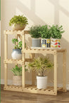 One Tree Hydroponics Plant Stand Original small Multi-layer Solid Wood Flower Stand