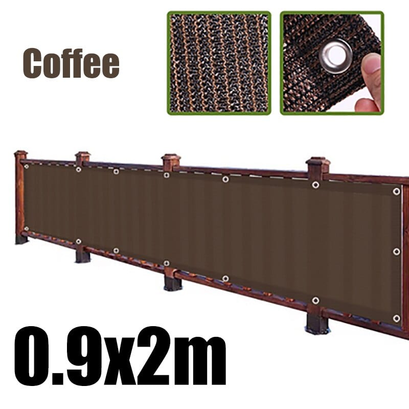 One Tree Hydroponics Privacy Screen Coffee 0.9x2m Balcony Privacy Screen