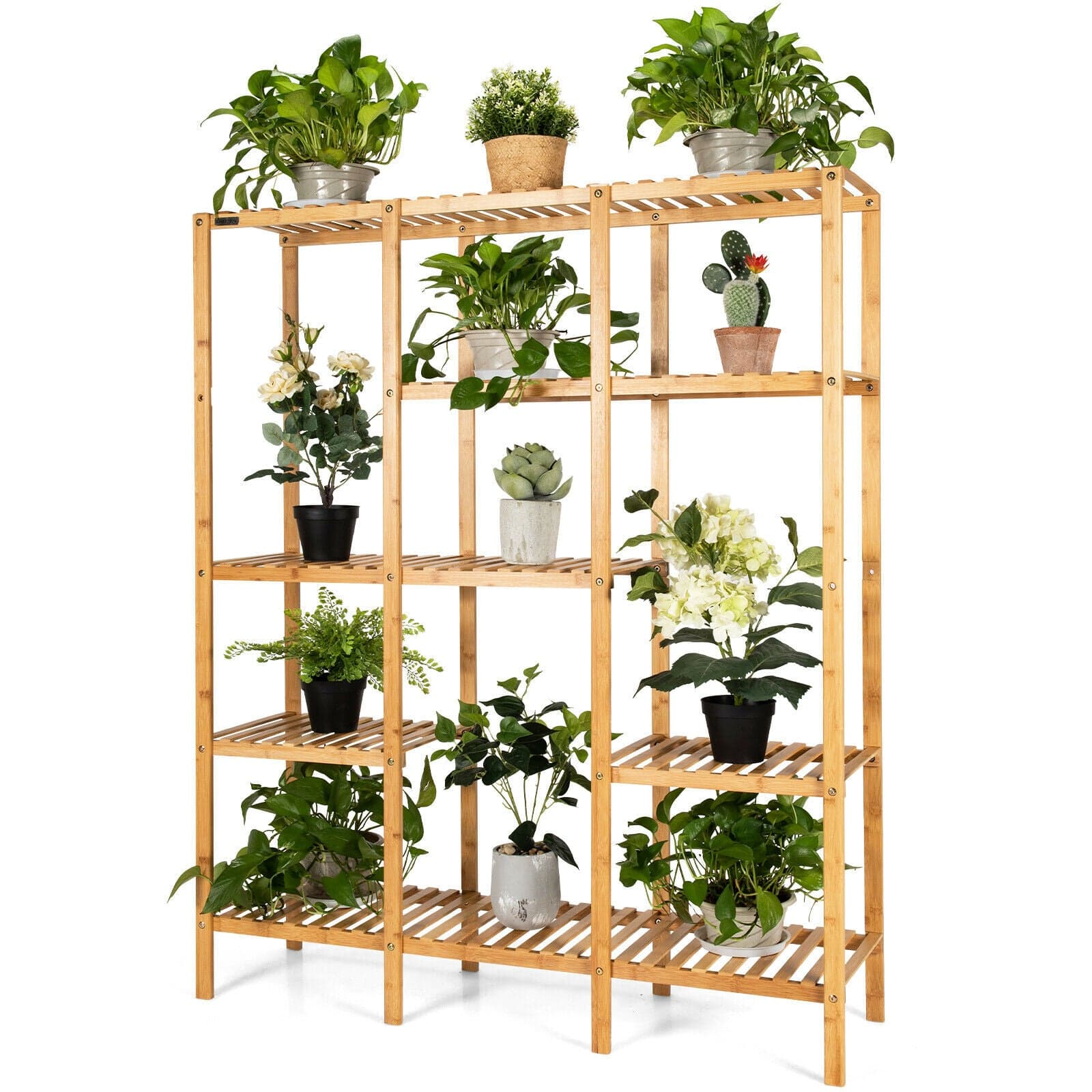 One Tree Hydroponics Shelf Bamboo Storage Shelf