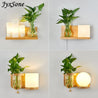 One Tree Hydroponics Wall Lights Nordic Wood Wall Light