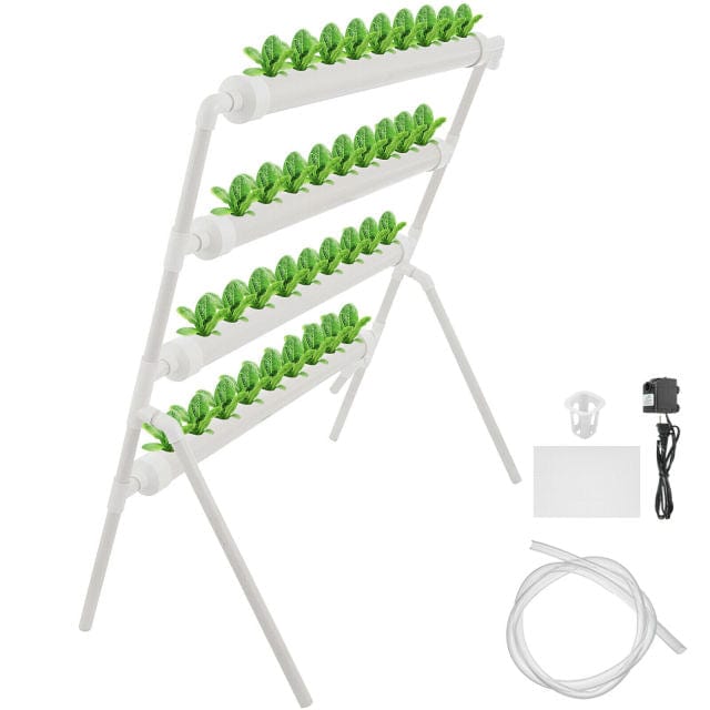 One Tree Hydroponics Watering & Irrigation 4F 4Pipes 36 Sites Hydroponic Pipe Kit