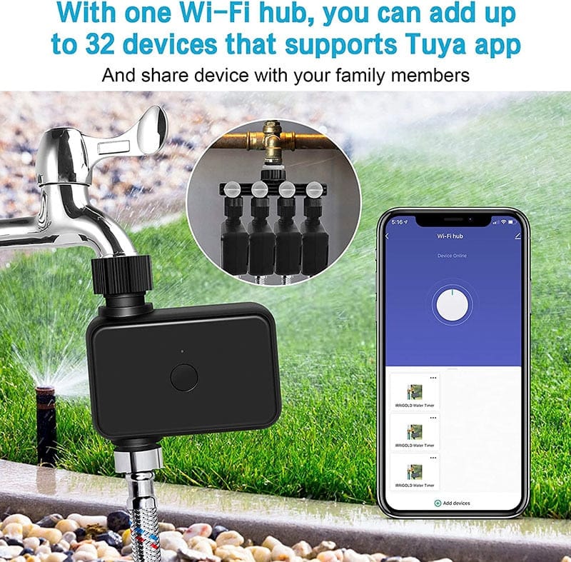 One Tree Hydroponics Watering Timer Automatic Garden WIFI Watering Timer with Smart Plant Sensor